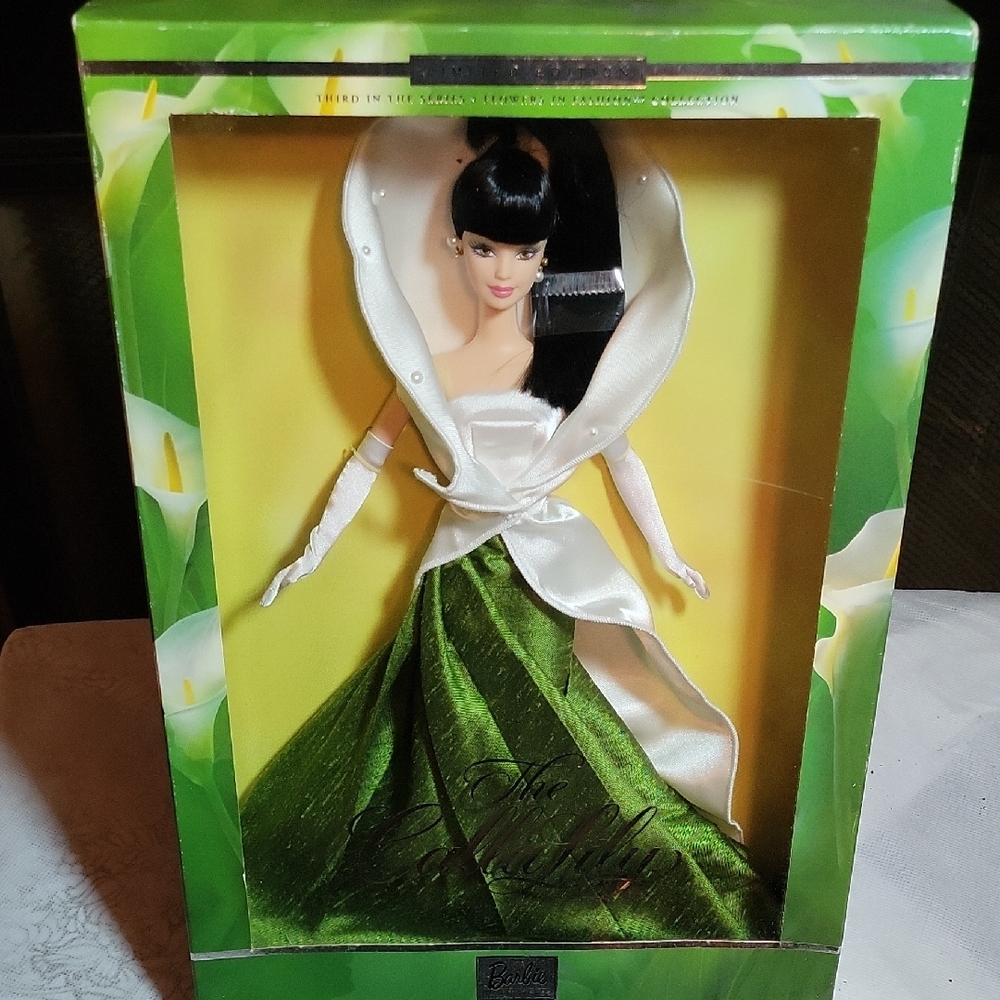 The Calla Lily Barbie - Limited Edition - Third in Flowers in Fashion Collection